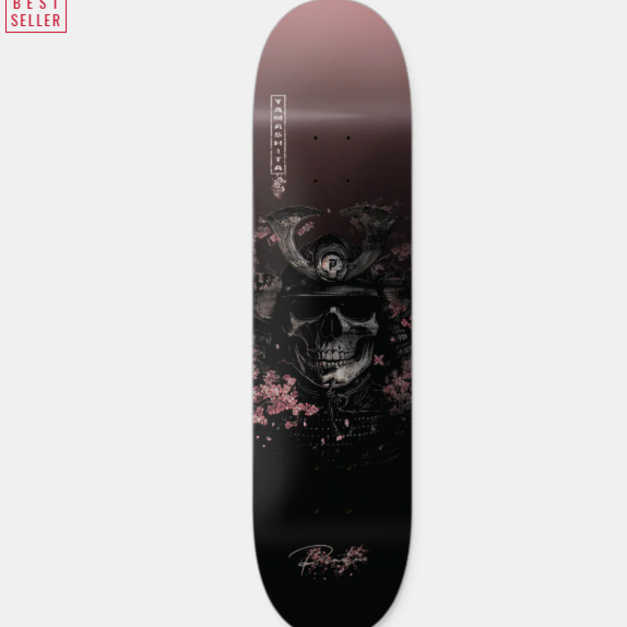 NVM PRIMITIVE YAMASHITA選手板 RONIN DECK PS26W0007 滑板板身 黑武士 骷顱 山下京之助