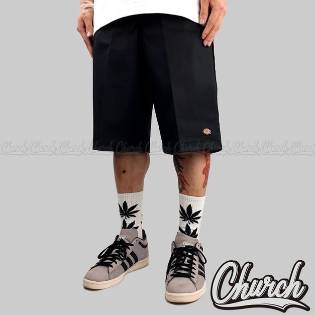 Dickies 42283 中腰寬版斜紋布工作短褲 基本色 4色