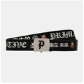 NEVERMIND PRIMITIVE PA326A02 OUTSIDER BELT 皮帶 銀扣