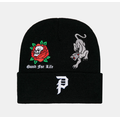 NEVERMIND PRIMITIVE PA326C01 OUTSIDER BEANIE 刺繡 短毛帽