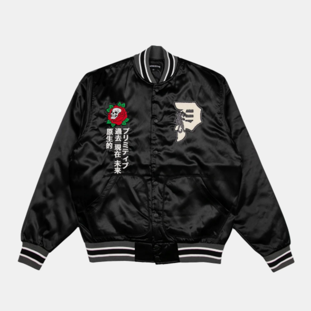 NEVERMIND PRIMITIVE PA326142 OUTSIDER VARSITY JACKET 刺繡棒球外套