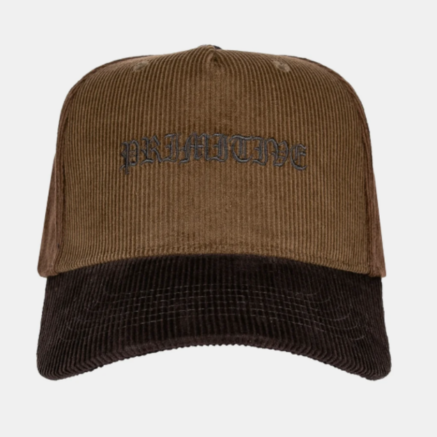 NEVERMIND PRIMITIVE PA326H05 DUSK UNSTRUCTURED SNAPBACK 燈心絨帽