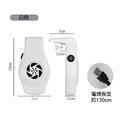 USB 兩段風速 迷你掛式降溫風扇_3