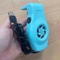 USB 兩段風速 迷你掛式降溫風扇_7