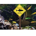 警示牌 水族裝飾_4