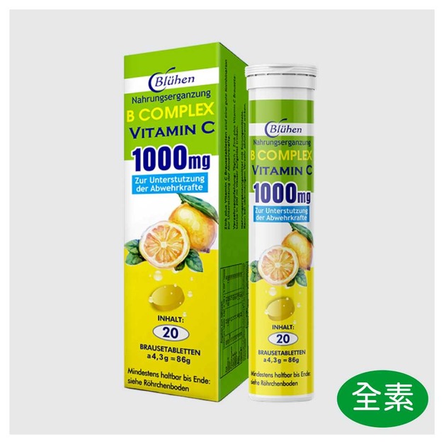 生活健康家嚴選B+C1000mg含鋅發泡錠