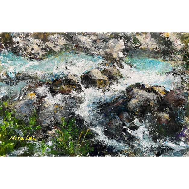 奔流，雷霞Nora Lei _25.5x38cm，2022