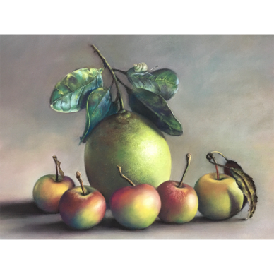 柚保蘋安，魯雅琴  _39x54cm，2020