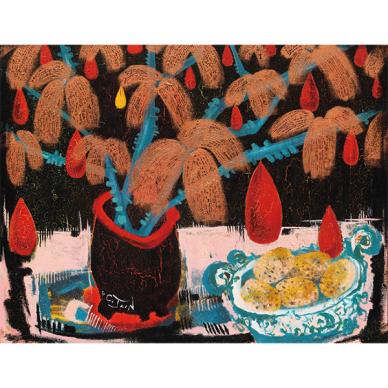 黃金樹 Golden tree，林嘉珍C.J LIN _116x91cm，2017