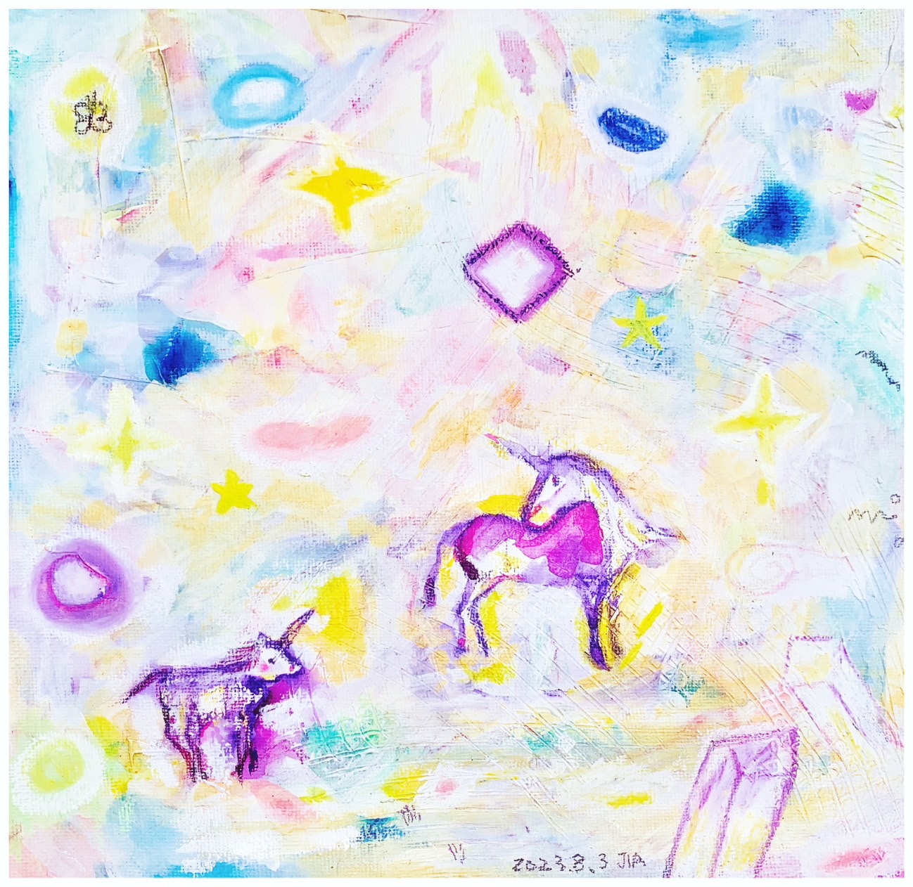 夢與愛心間的動力步伐_藝術家_腳心JIA│藝展無界│全景720線上藝術展售