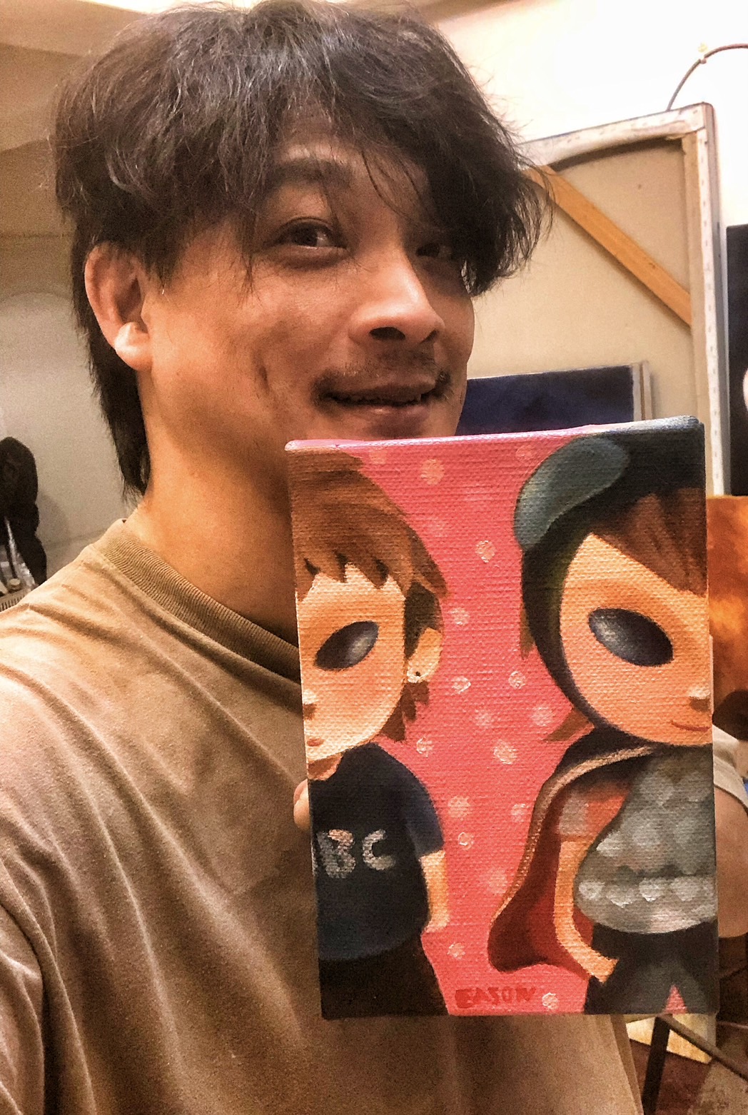 藝愛無界‧ 繪聚希望」名人公益畫作-演員藝術家東明相Easton Dong