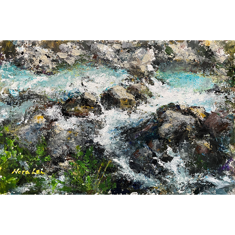 奔流，雷霞Nora Lei _25.5x38cm，2022