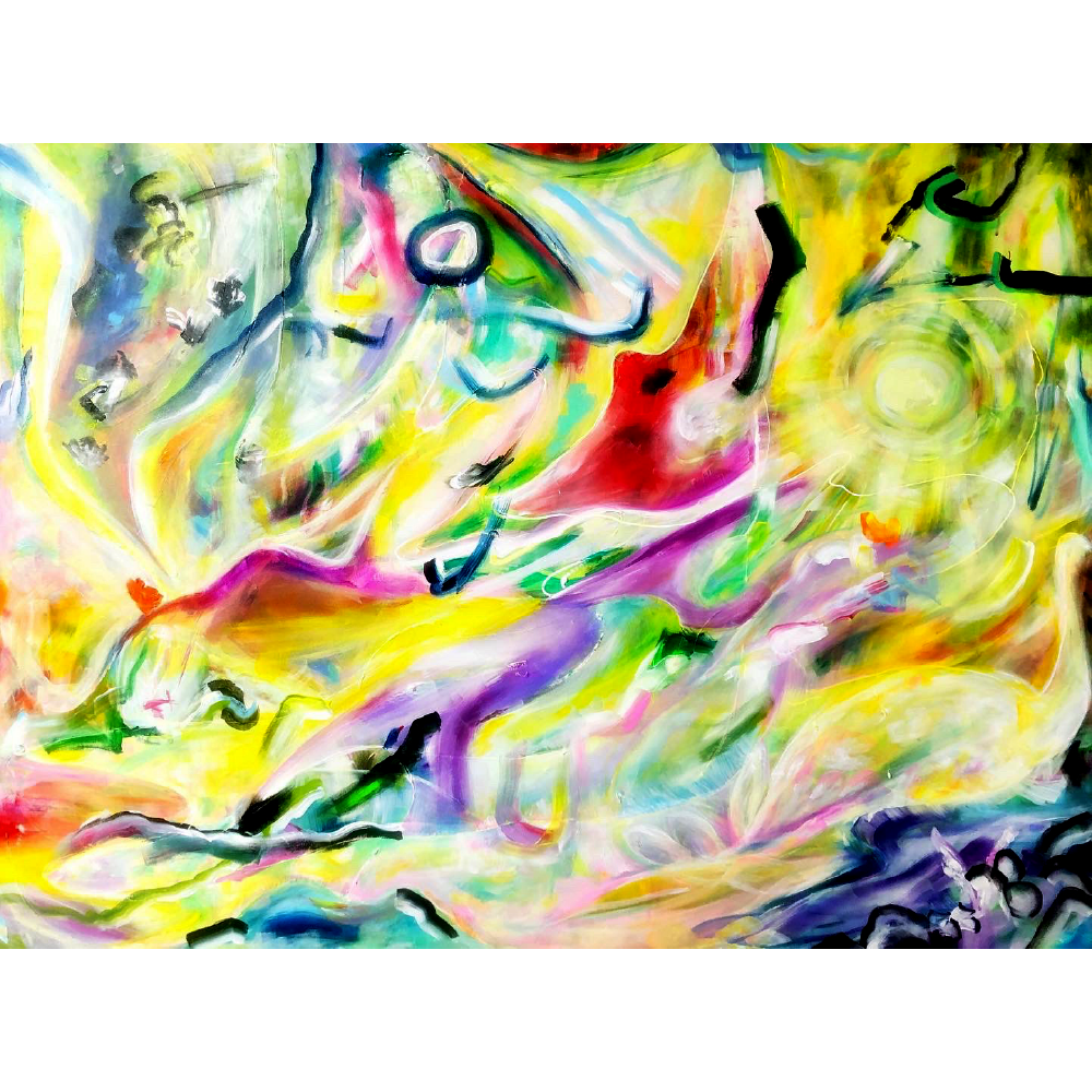 息吹，腳心JIA _116.5×91.0cm，2023