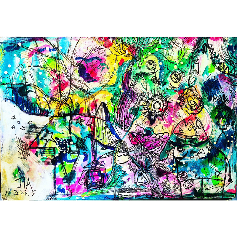 我們都長大了，腳心JIA _26×18cm，2023