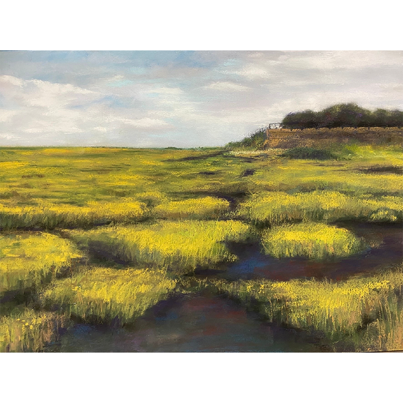 高美濕地，魯雅琴  _39x54cm，2022