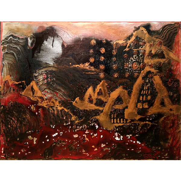 非水墨話  第一話，林嘉珍C.J LIN _45.5x112cm，2019