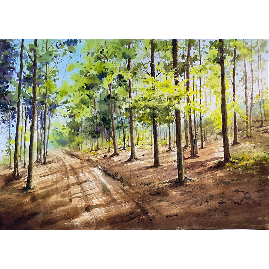 春光，洪慧娟 _51x36cm，2022