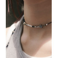 Necklace 聯名項鍊 星辰（黑小珠銀珠管珠）_8