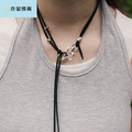Necklace 聯名項鍊 朝比（麂皮造型珠）