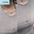 Necklace 聯名項鍊（珠珠鍊淺藍透珠）