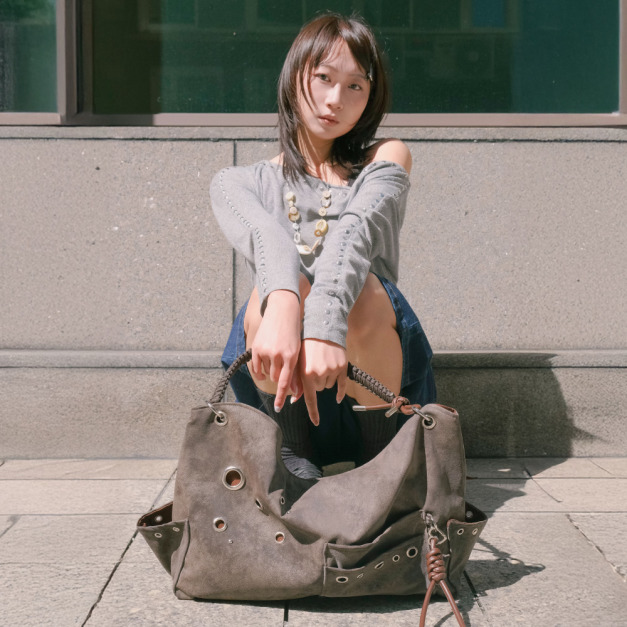 The Corner Bag 繩索造型街角包 （復古咖）