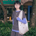 Pebble Carry Bag 口袋拼接柔感托特 （靜謐灰）