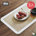 【日本霜山】多功能耐高溫矽膠不沾黏餐墊/烤墊(42x29.5cm)-3入_1
