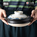 【日本霜山】日本製萬古燒6號土鍋/砂鍋/陶鍋(1-2人用)-900ml_2