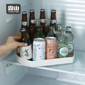 【日本霜山】360度旋轉式多功能調味料/瓶罐收納架-半圓款