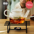 【日本霜山】耐熱玻璃茶壺/泡茶壺-750ml_2