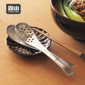 【日本霜山】304不鏽鋼漏勺餐勺兩件組_2