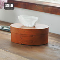 【日本霜山】夏克風天然雲杉木面紙盒/衛生紙盒/紙巾盒_3