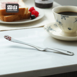 【日本霜山】304不鏽鋼不沾桌果醬抹刀/包餡勺