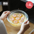 【日本霜山】多功能耐熱玻璃調理碗(附蓋)-1.4L_2