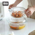 【日本霜山】多功能耐熱玻璃調理碗(附蓋)-2.1L_2