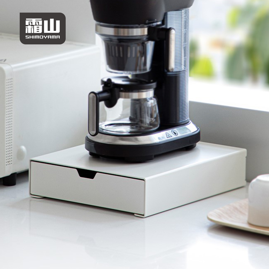 【日本霜山】桌上型層疊式收納置物抽屜盒-多色可選