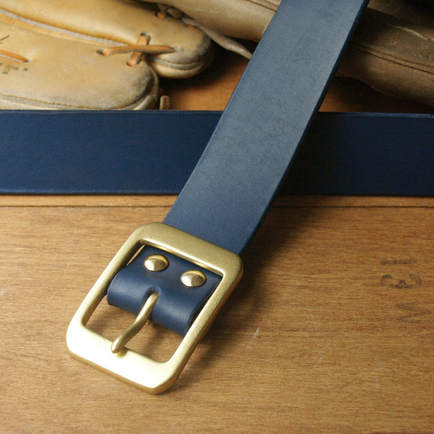 Navy Blue 手工真皮腰帶 / 皮帶 (客製化刻印/禮盒包裝)
