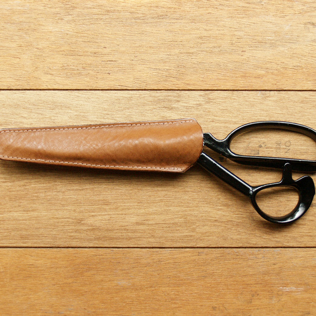 Caramel Coffee 手工真皮剪刀套