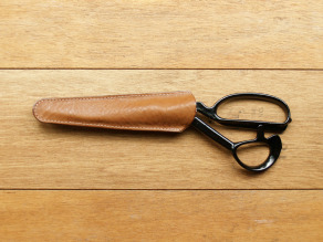 Caramel Coffee 手工真皮剪刀套