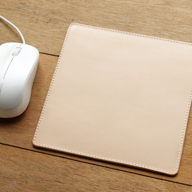 Simple Original 手工真皮滑鼠墊 (客製化刻印英文名/禮物包裝)