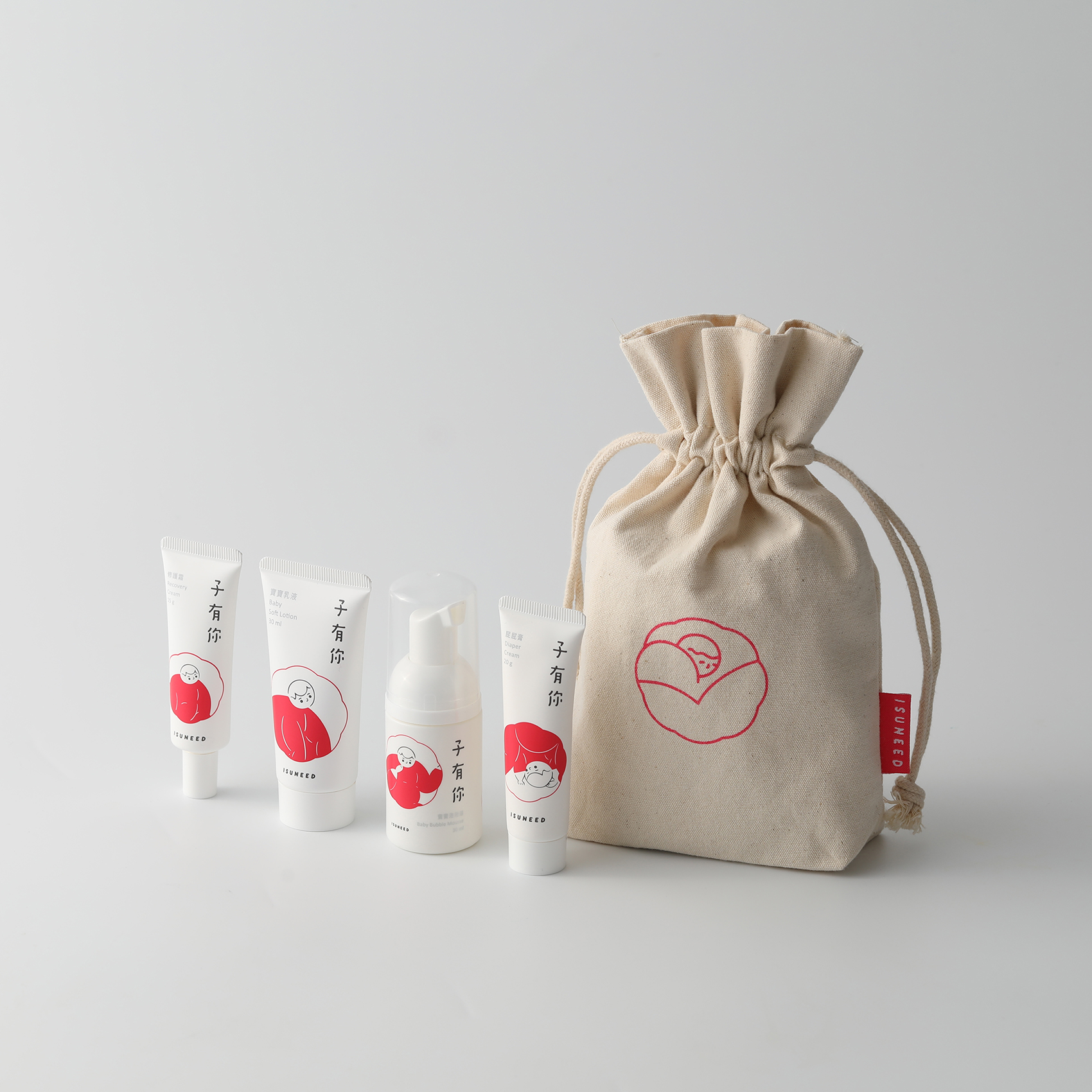 寶寶旅行組 4pcs&mdash;外出攜帶方便，小資送禮也體面