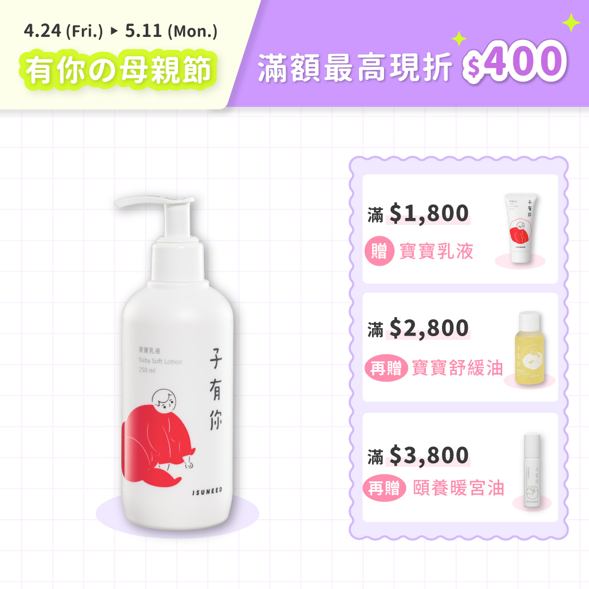 寶寶乳液 250ml（Baby Soft Lotion）