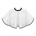 美容美髮用小披肩(白)