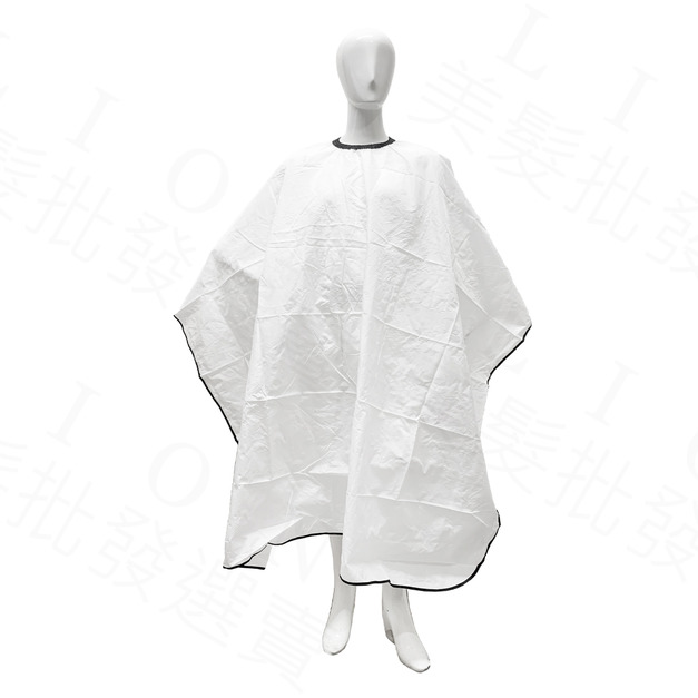 白色皺布剪髮圍巾 '160*140cm (S鉤)