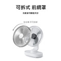 【JP嚴選-捷仕特】USB充電靜音擺頭小桌扇 (2色)_5