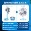 【JP嚴選-捷仕特】多功能充電摺疊壁掛7吋小桌扇_7