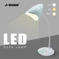【JP嚴選-捷仕特】J-GUAN-1901 LED鋰電池觸控冷暖光三段調光護眼檯燈