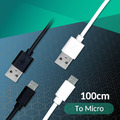 【JP嚴選-捷仕特】Micro USB 高速充電傳輸線 Android適用-100cm