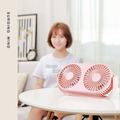 【JP嚴選-捷仕特】雙葉USB薰香風扇