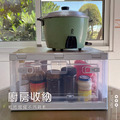 【JP嚴選-捷仕特】百變桌板戶外側開折疊收納箱 (透明款)_10